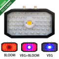 Luz de cultivo LED COB de 1200 W o 600 W, reflector de infrarrojos UV de espectro completo, lámpara de cultivo de plantas, interruptor de veg y floración